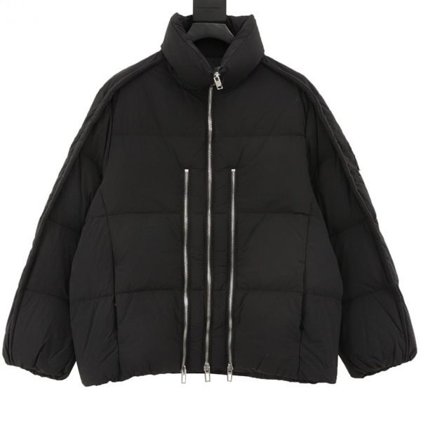 designer,replica,clothing,fake,1:1,lv,luxury,high quality MONCLER GENIUS x Willow Smith Collaboration Down Jacket with Double-Zip Adjustable Cuffs and Embroidered Logo Patch (728F)