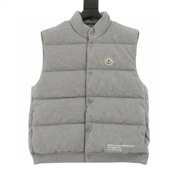 designer,replica,clothing,fake,1:1,lv,luxury,high quality MONCLER Collaboration Embroidered Down Vest (39D4)
