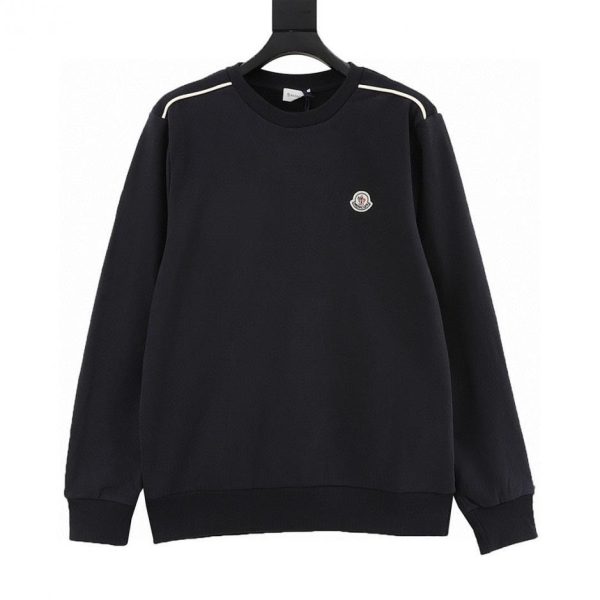 designer,replica,clothing,fake,1:1,lv,luxury,high quality MONCLER Striped Crew Neck Sweatshirt (899B)