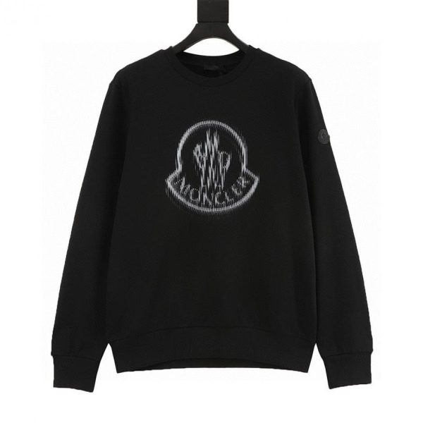 designer,replica,clothing,fake,1:1,lv,luxury,high quality MONCLER Printed Crew Neck Sweatshirt (847F)