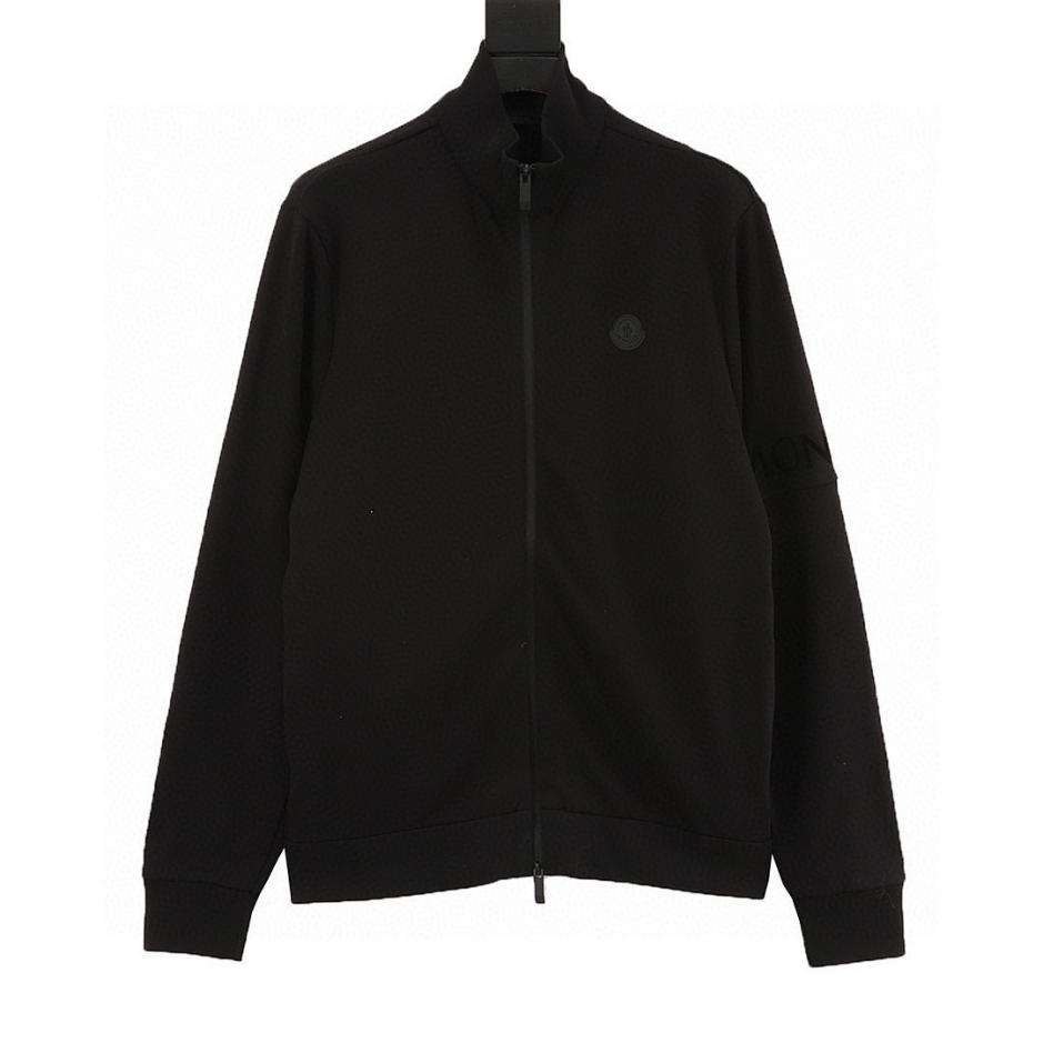 designer,replica,clothing,fake,1:1,lv,luxury,high quality MONCLER Black Logo Stand-Up Zipper Jacket (0FF2) designer,replica,clothing,fake,1:1,lv,luxury,high quality MONCLER Black Logo Stand-Up Zipper Jacket (0FF2)
