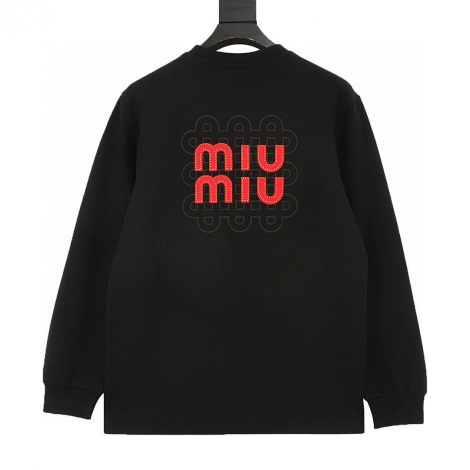 designer,replica,clothing,fake,1:1,lv,luxury,high quality MiuMiu long-sleeved T-shirt with large logo on the back, foam patch and embroidery (86EF) designer,replica,clothing,fake,1:1,lv,luxury,high quality MiuMiu long-sleeved T-shirt with large logo on the back, foam patch and embroidery (86EF)
