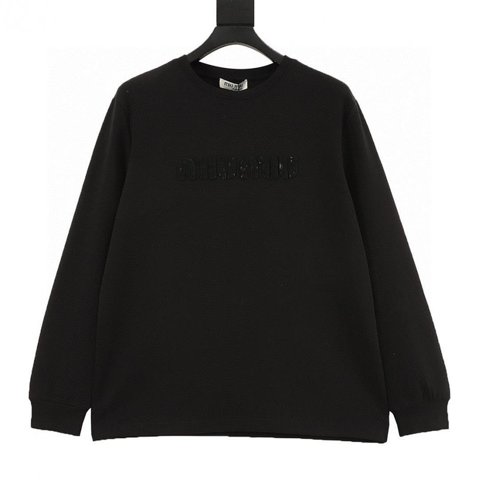 designer,replica,clothing,fake,1:1,lv,luxury,high quality MiuMiu long-sleeved T-shirt with 3D embroidered lettering (4426) designer,replica,clothing,fake,1:1,lv,luxury,high quality MiuMiu long-sleeved T-shirt with 3D embroidered lettering (4426)