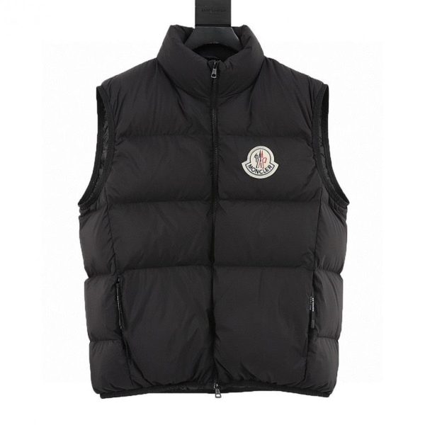 designer,replica,clothing,fake,1:1,lv,luxury,high quality Moncler Alma Down Vest with Large Logo (1608)