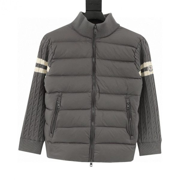 designer,replica,clothing,fake,1:1,lv,luxury,high quality Moncler Cardigan Men’s Down-Padded Wool and Cashmere Zip-Up Cardigan (57F9)