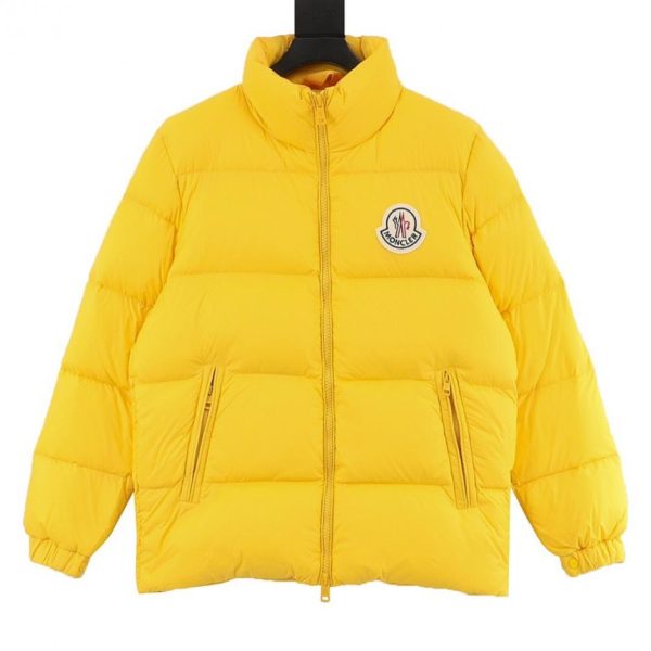 designer,replica,clothing,fake,1:1,lv,luxury,high quality Moncler Mon Citala Minimalist Stand Collar Down Jacket with Large Logo (C630)
