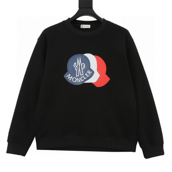 designer,replica,clothing,fake,1:1,lv,luxury,high quality MONCLER Triple Logo Crew Neck Sweatshirt (FC7D)