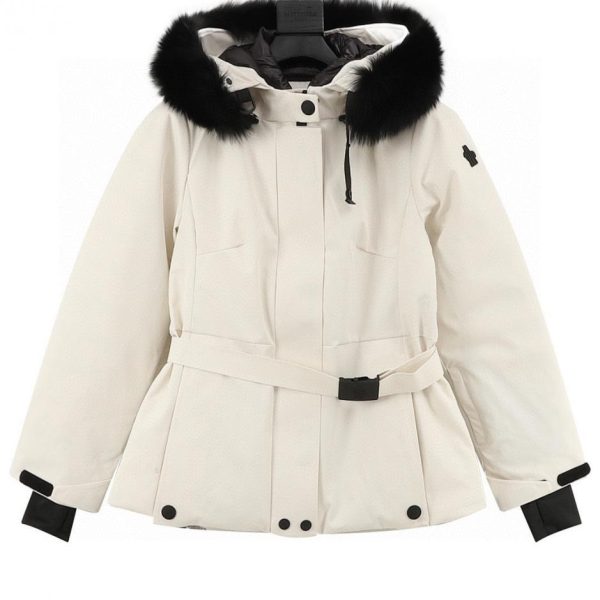 designer,replica,clothing,fake,1:1,lv,luxury,high quality MONCLER Fall/Winter Bauges Shawl-Style Hooded Down Jacket with Fox Fur Collar (3AB9)