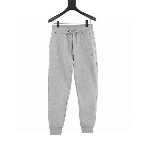 designer,replica,clothing,fake,1:1,lv,luxury,high quality MONCLER Classic Logo Sweatpants Men’s Stretch Slim Fit Fleece-Lined Sweatpants (3F80)