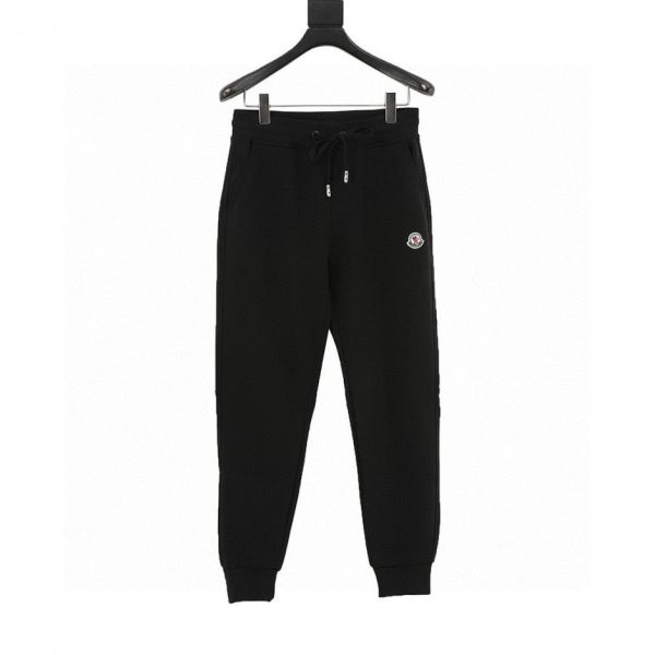 designer,replica,clothing,fake,1:1,lv,luxury,high quality MONCLER Classic Logo Sweatpants Men’s Stretch Slim Fit Fleece-Lined Sweatpants (7EC6)