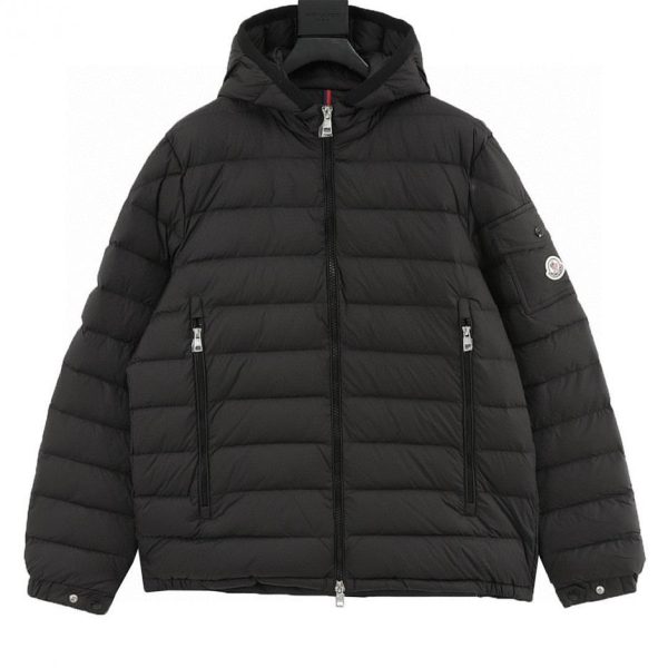 designer,replica,clothing,fake,1:1,lv,luxury,high quality MONCLER Lightweight Hooded Down Jacket with Lettering (C867)