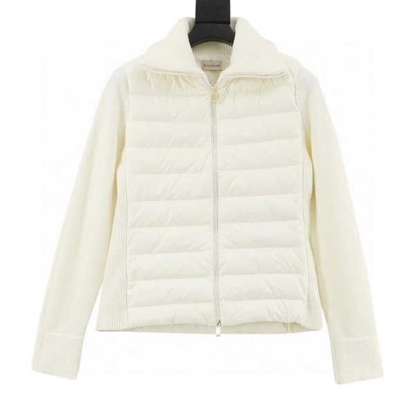 designer,replica,clothing,fake,1:1,lv,luxury,high quality Moncler Cardigan Tricot High-Neck Knit Down Jacket (E2E1)
