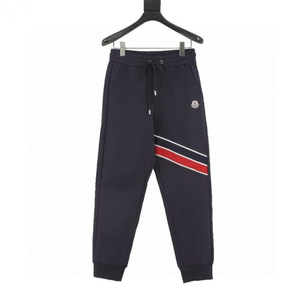designer,replica,clothing,fake,1:1,lv,luxury,high quality Moncler striped trousers (CE9E)