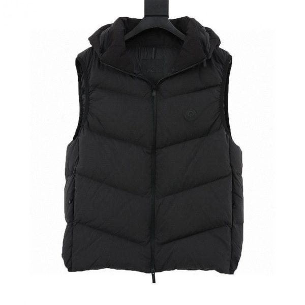 designer,replica,clothing,fake,1:1,lv,luxury,high quality Moncler Silicone Patchwork Down Vest (2AB9)
