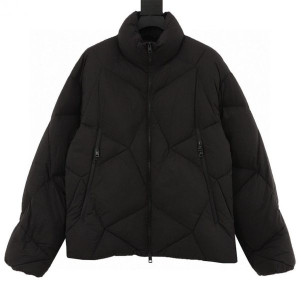 designer,replica,clothing,fake,1:1,lv,luxury,high quality Moncler New Irregular Side Zipper Stand Collar Down Jacket (5C72)