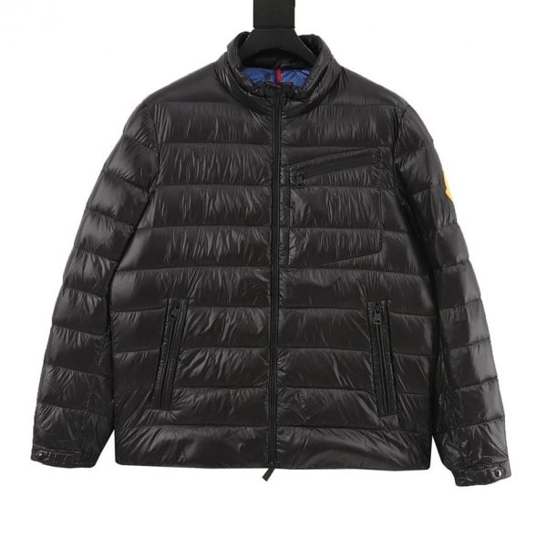 designer,replica,clothing,fake,1:1,lv,luxury,high quality Moncler Limited Edition Yellow Label Down Jacket with Diagonal Zipper on Chest (8D78)
