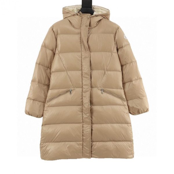 designer,replica,clothing,fake,1:1,lv,luxury,high quality Moncler Fall/Winter New Bellevue Women’s Long Down Coat (043D)