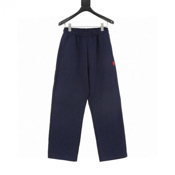 designer,replica,clothing,fake,1:1,lv,luxury,high quality Ralph Lauren Pony Logo Embroidered Trousers (C69C)