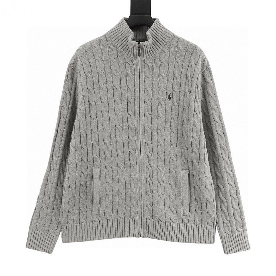 designer,replica,clothing,fake,1:1,lv,luxury,high quality RL 23FW N61 Pony Logo Cable Knit Zipper Sweater Cardigan (D8D6) designer,replica,clothing,fake,1:1,lv,luxury,high quality RL 23FW N61 Pony Logo Cable Knit Zipper Sweater Cardigan (D8D6)