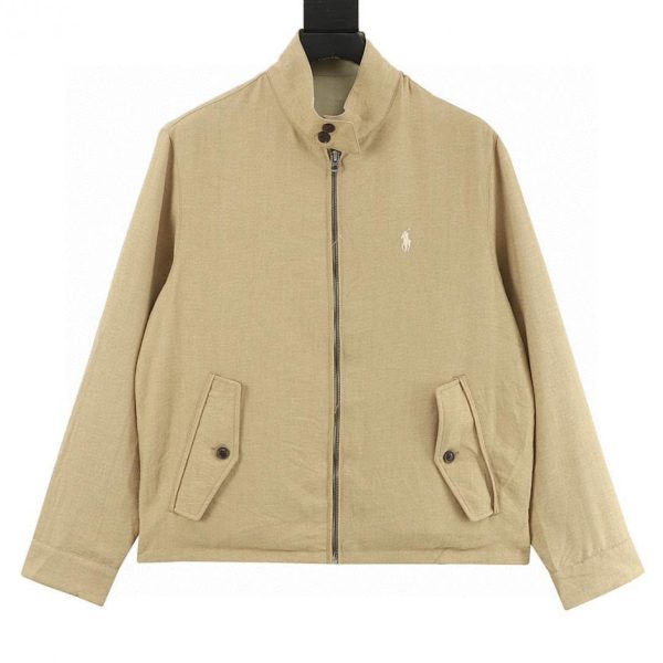 designer,replica,clothing,fake,1:1,lv,luxury,high quality Ralph Lauren Embroidered Logo Reversible Jacket (6A25)