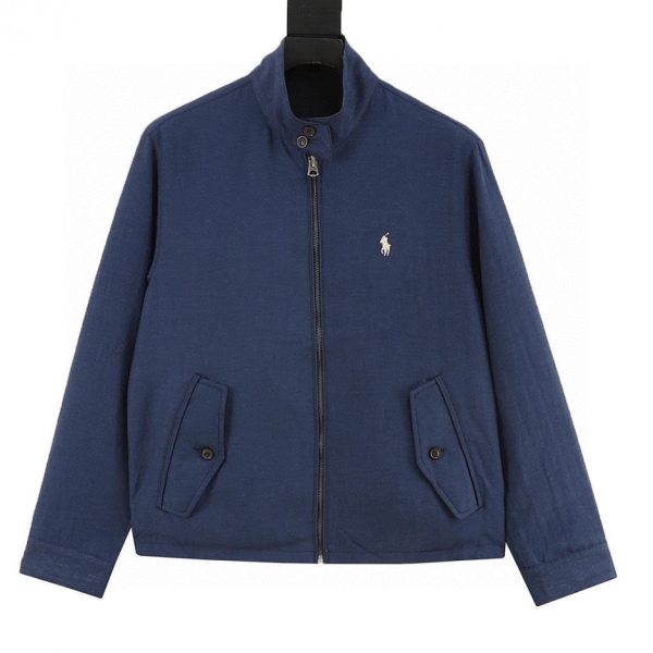 designer,replica,clothing,fake,1:1,lv,luxury,high quality Ralph Lauren Embroidered Logo Reversible Jacket (F22C)