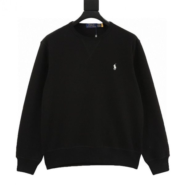 designer,replica,clothing,fake,1:1,lv,luxury,high quality Ralph Lauren Crew Neck Sweatshirt with Embroidered Pony Logo (9D9A)