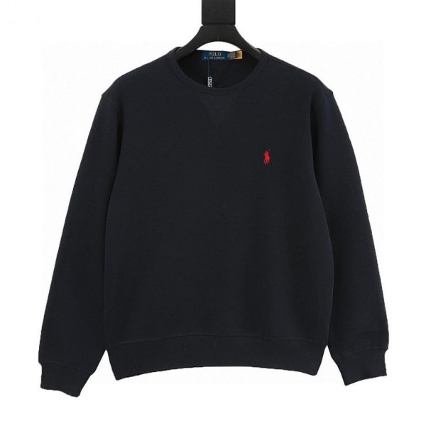 designer,replica,clothing,fake,1:1,lv,luxury,high quality Ralph Lauren crewneck sweatshirt with embroidered pony logo (Fendi 05)