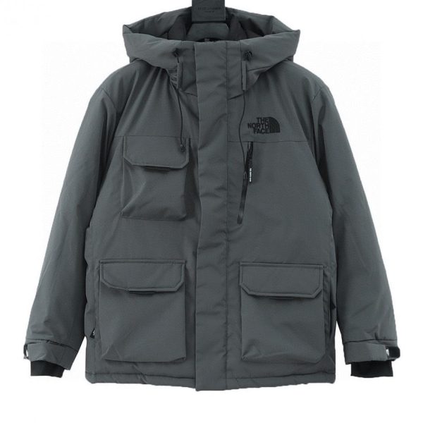 designer,replica,clothing,fake,1:1,lv,luxury,high quality The Nroth Face POLAR Waterproof and Windproof Workwear Jacket with Solid Color Logo, Multiple Pockets, Drawstring Hood (2A34)