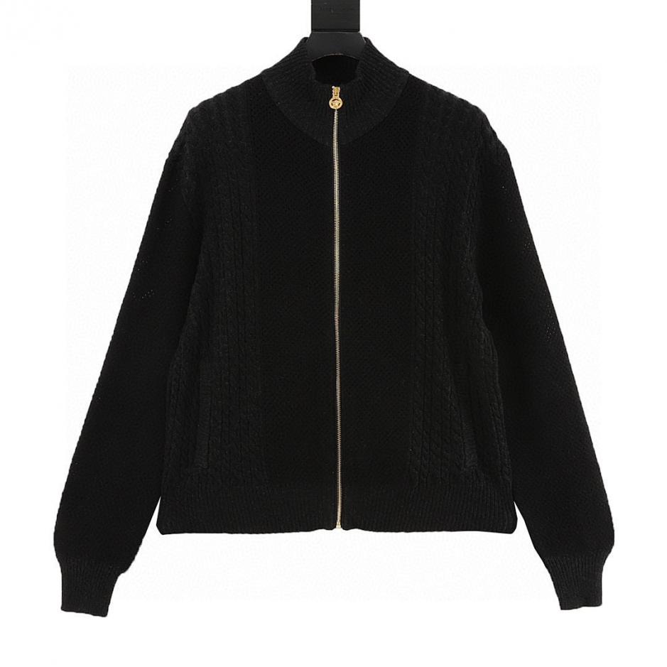 designer,replica,clothing,fake,1:1,lv,luxury,high quality VERSACE Jacquard Zippered Stand Collar Cardigan with Portrait on Back (B11C) designer,replica,clothing,fake,1:1,lv,luxury,high quality VERSACE Jacquard Zippered Stand Collar Cardigan with Portrait on Back (B11C)