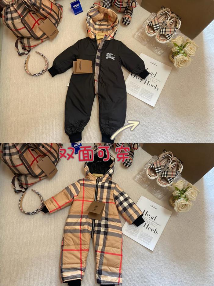 designer,replica,clothing,fake,1:1,lv,luxury,high quality Burberry Hooded Baby Sweatshirt, Reversible Design (U934S)