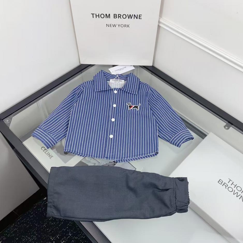 designer,replica,clothing,fake,1:1,lv,luxury,high quality TB’s Little Gentleman’s Outfit: Classic Striped Shirt Paired with Slim-Fit Trousers (S150E) designer,replica,clothing,fake,1:1,lv,luxury,high quality TB’s Little Gentleman’s Outfit: Classic Striped Shirt Paired with Slim-Fit Trousers (S150E)