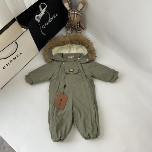 designer,replica,clothing,fake,1:1,lv,luxury,high quality Burberry Baby Fleece-Lined Thickened Onesie (OW2D5)