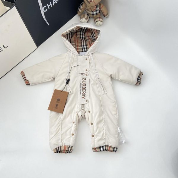 designer,replica,clothing,fake,1:1,lv,luxury,high quality Burberry Baby Fleece-Lined Thick Onesie Trench Coat (LZ36Q)