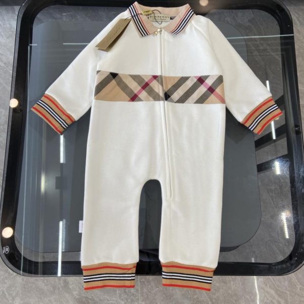 designer,replica,clothing,fake,1:1,lv,luxury,high quality Burberry Color Block Fleece Onesie (214TT)