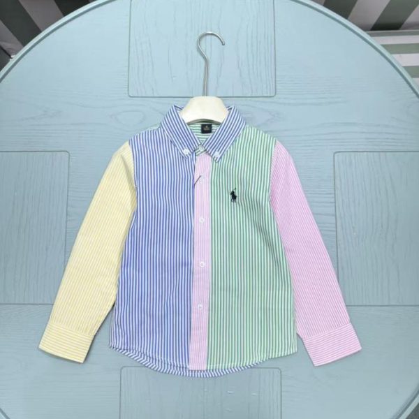 designer,replica,clothing,fake,1:1,lv,luxury,high quality RL POLO Early Autumn New Arrival Children’s Shirt (79D2G)