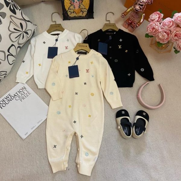 designer,replica,clothing,fake,1:1,lv,luxury,high quality New knitted romper, boutique quality (YJKG9)