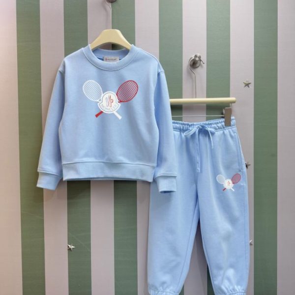 designer,replica,clothing,fake,1:1,lv,luxury,high quality High-quality early autumn/winter Moncler new children’s crew neck sweatshirt set (IEFX8)