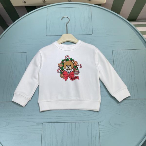 designer,replica,clothing,fake,1:1,lv,luxury,high quality MOSCHINO Children’s Crew Neck Sweatshirt (QHUVW) – Early Autumn/Winter New Arrival