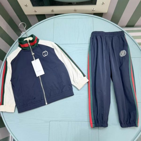 designer,replica,clothing,fake,1:1,lv,luxury,high quality Early Autumn/Winter New Arrival: GG Two-Piece Sweatshirt Set for Boys and Girls (Jacket + Pants) (Dior 2ML)