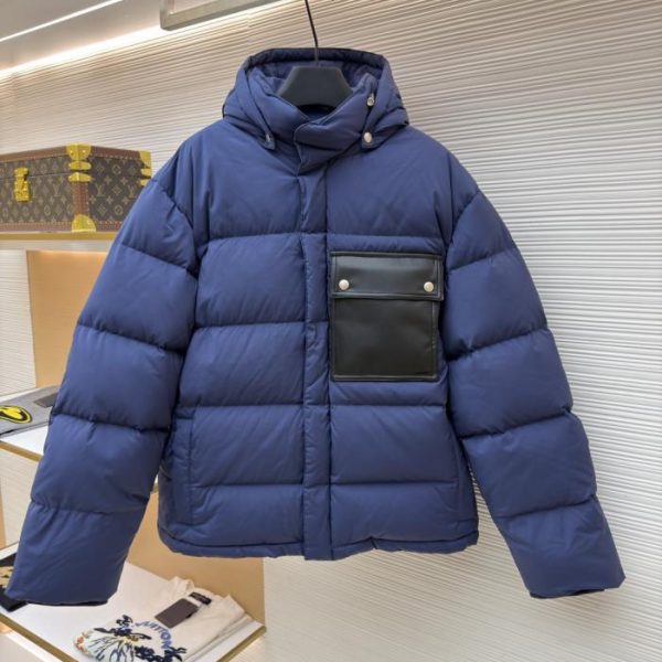 designer,replica,clothing,fake,1:1,lv,luxury,high quality Bottega Veneta Woven Leather Down Jacket (F4A2A)