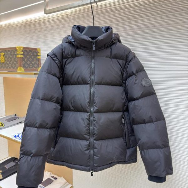 designer,replica,clothing,fake,1:1,lv,luxury,high quality Burberry down jacket with detachable sleeves (45LKQ)