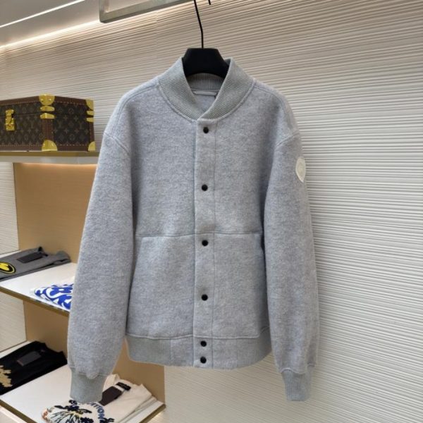 designer,replica,clothing,fake,1:1,lv,luxury,high quality Canada Goose fleece-trimmed patchwork button jacket (YQOWW)