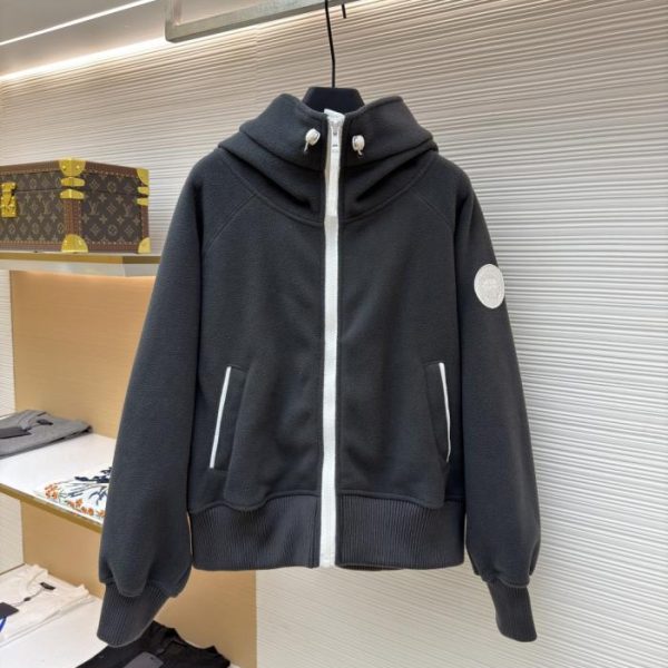 designer,replica,clothing,fake,1:1,lv,luxury,high quality Canada Goose Wool Fleece Bomber Jacket (QUI0H)