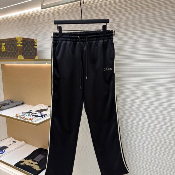 designer,replica,clothing,fake,1:1,lv,luxury,high quality Celine trousers with side webbing detailing (8019W)