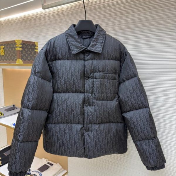 designer,replica,clothing,fake,1:1,lv,luxury,high quality Dior Jacquard All-over Print Down Jacket (Y8ZKO)