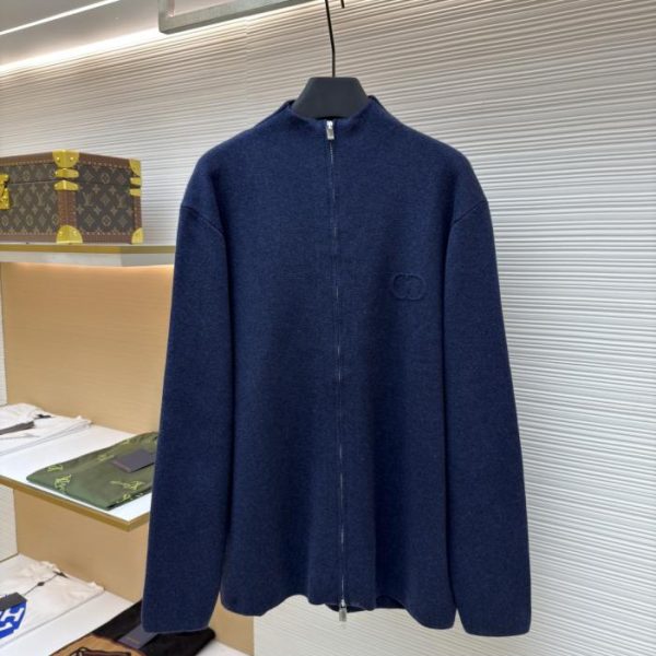 designer,replica,clothing,fake,1:1,lv,luxury,high quality Dior CD logo knitted jacket (IDHSO)