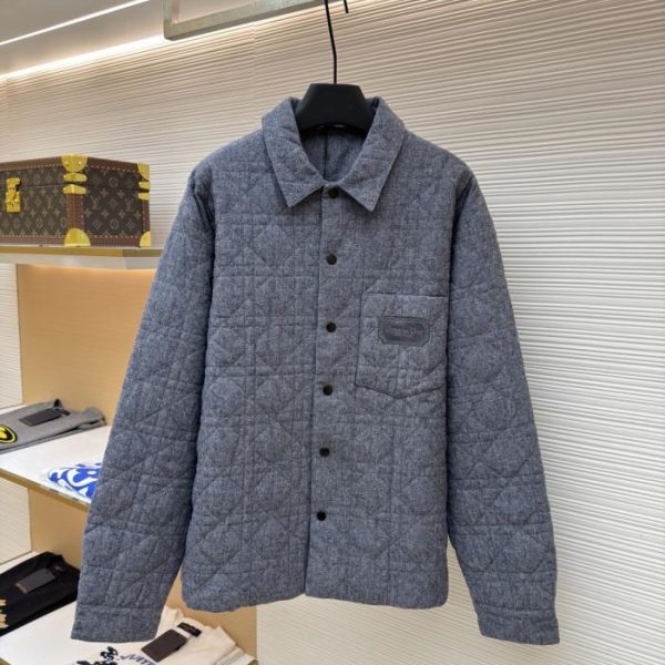 designer,replica,clothing,fake,1:1,lv,luxury,high quality Dior diamond-quilted cotton jacket (Q97AO)