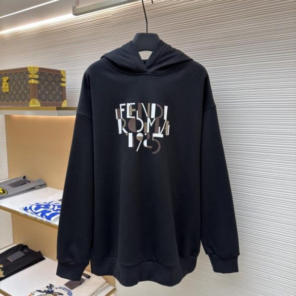 designer,replica,clothing,fake,1:1,lv,luxury,high quality Fendi Roma Geometric Hoodie (YQ6A4)