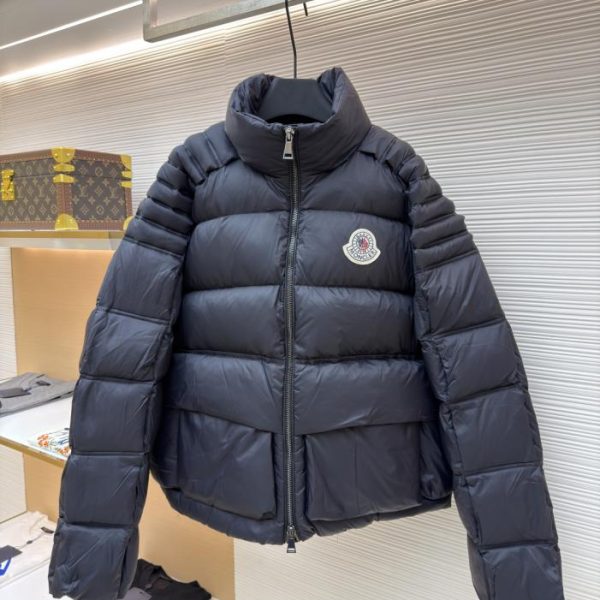 designer,replica,clothing,fake,1:1,lv,luxury,high quality MONCLER 3D Quilted Stand Collar Zipper Down Jacket (MSCFL)