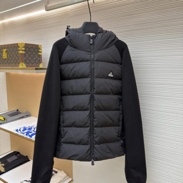 designer,replica,clothing,fake,1:1,lv,luxury,high quality Moncler logo woven patchwork down jacket (ZNVFG)